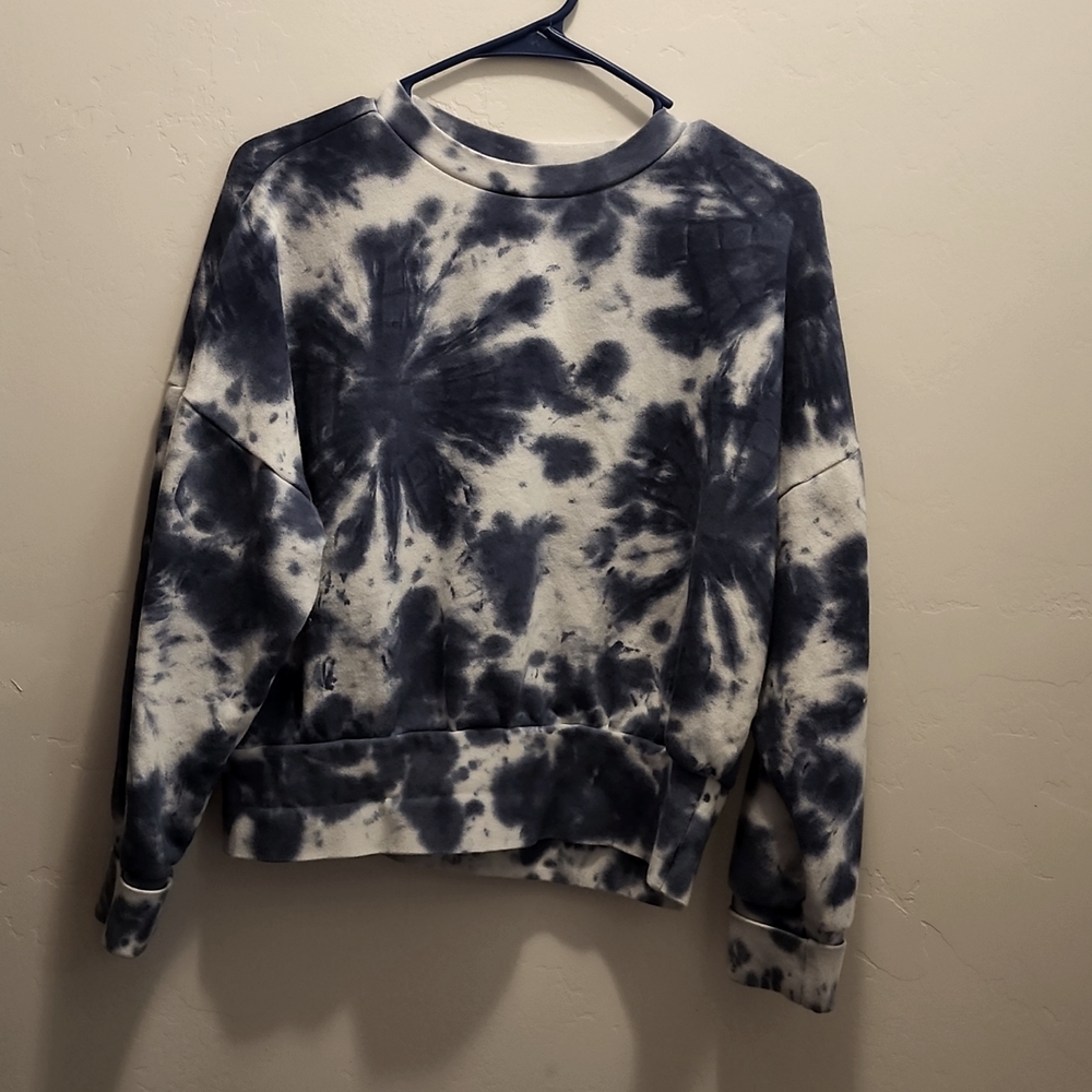 Old Navy Cropped Tie Dye Sweatshirt